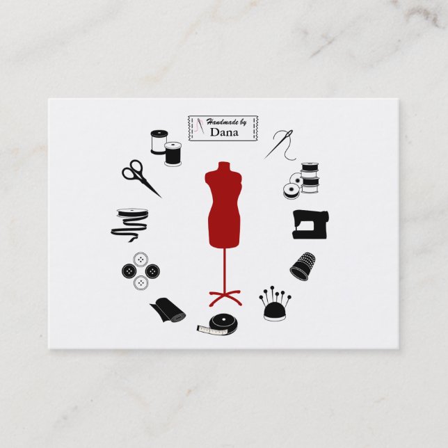 Personalizar de la tarjeta de visita Label (Anverso)