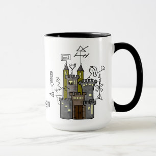 ¡Personalizar de la taza de la cabaña del castillo