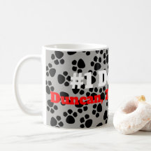 Personalizar de la taza del papá del perro #1 con