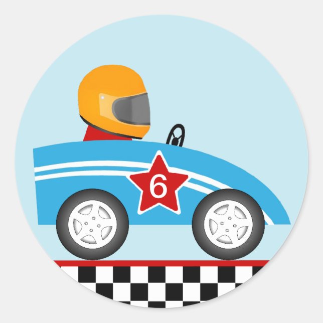 Personalizar de pegatina de ronda de coches de car (Anverso)