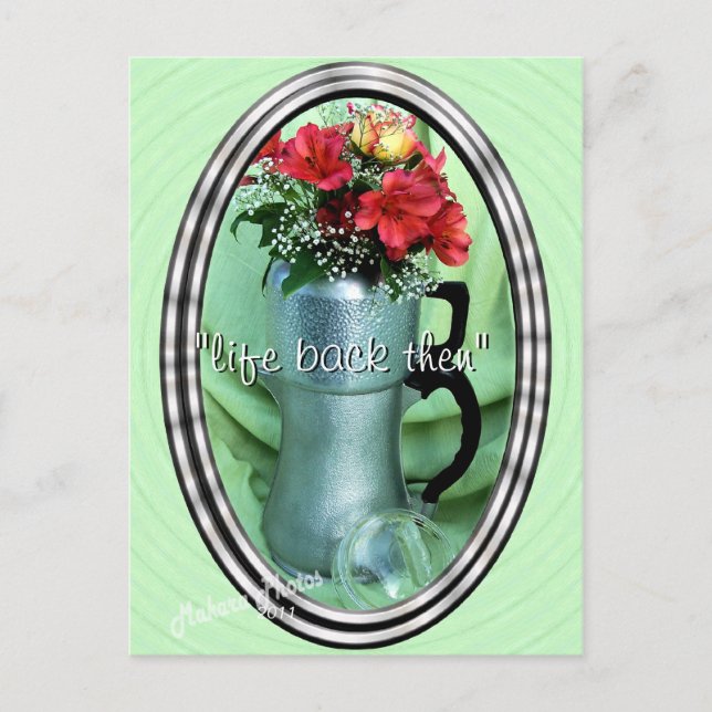 Personalizar de postales de café antiguo (Anverso)