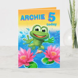 Personalizar de tarjeta de cumpleaños de Leap Frog