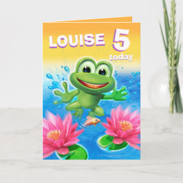 Personalizar de tarjeta de cumpleaños de Leap Frog