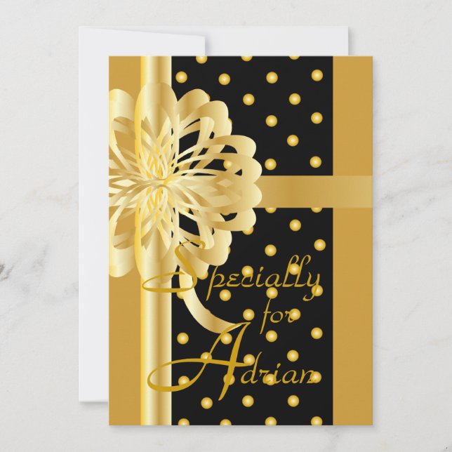 Personalizar de tarjeta de felicitación especial d (Anverso)