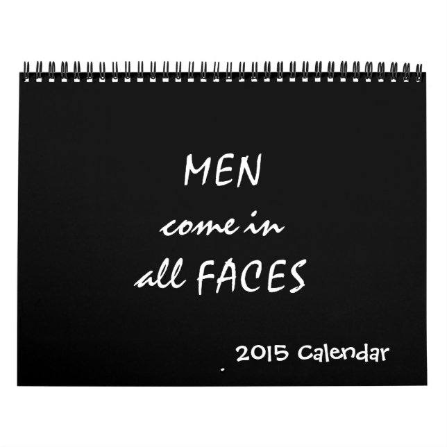 Personalizar del calendario masculino (Tapa)
