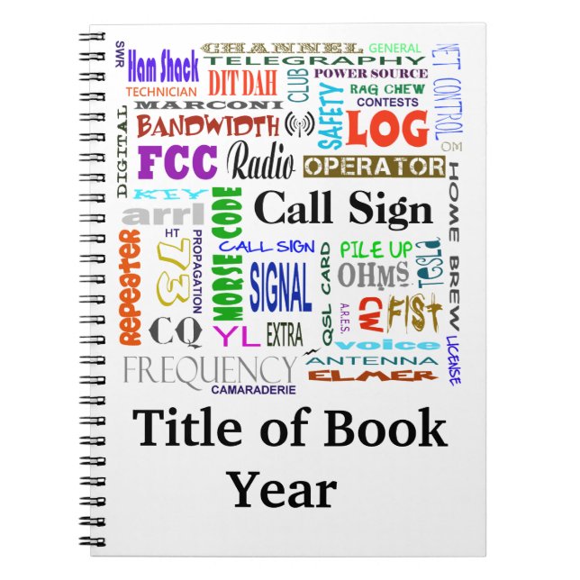 ¡Personalizar del cuaderno del collage de la (Frente)