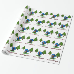 ¡Personalizar del papel de regalo de Paul Bunyan