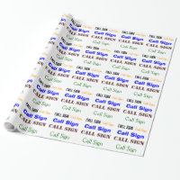 ¡Personalizar del papel de regalo del indicativo