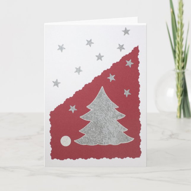 Personalizar el árbol de Navidad plateado (Anverso)