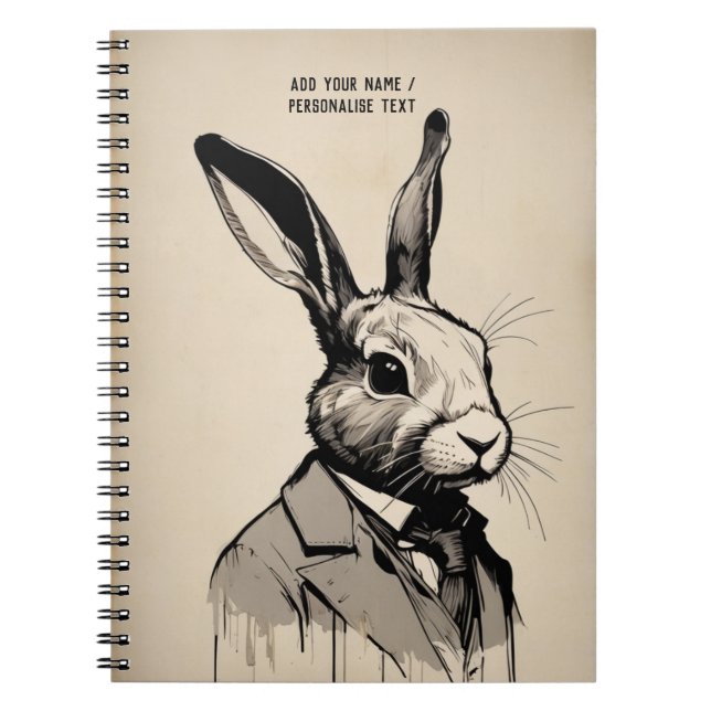 PERSONALIZAR: El Caballero Conejo | Cuaderno (Frente)