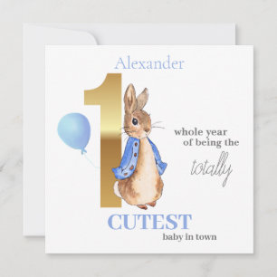 Personalizar el nombre del niño Peter the Rabbit