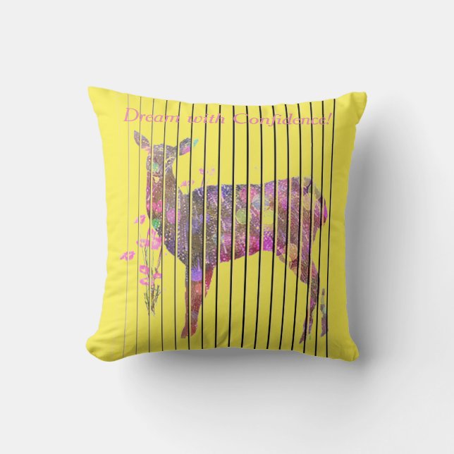 Personalizar el sueño con el venado, el Cojín deco (Anverso)