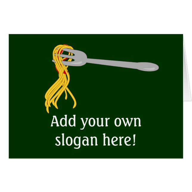 Personalizar esta gráfica de Spaghetti Pasta (Anverso (Horizontal))