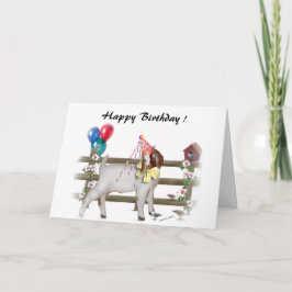 Personalizar ESTA Tarjeta De Cumpleaños De Cabra C