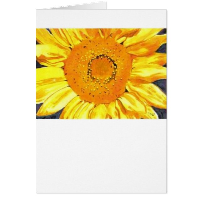 Personalizar esta tarjeta girasol (Frente)