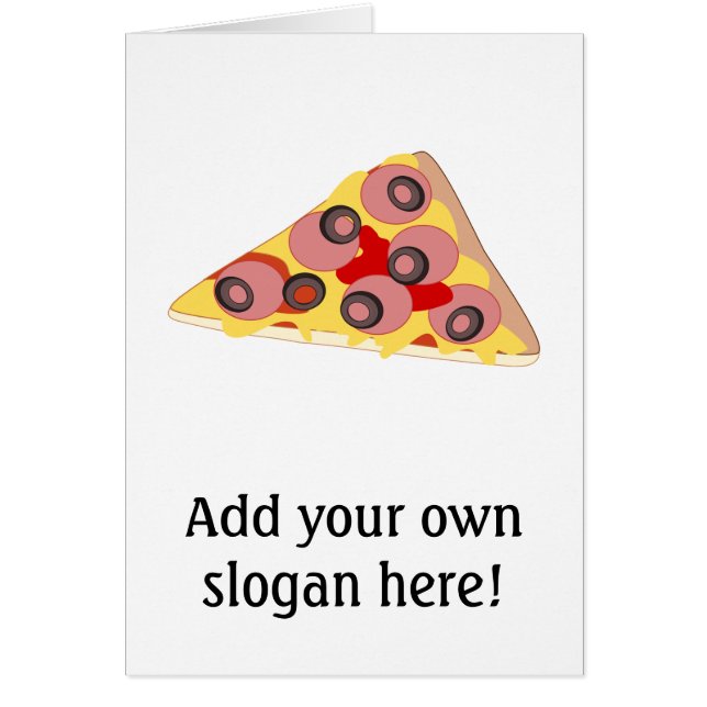 Personalizar este gráfico de Pizza Slice (Frente)