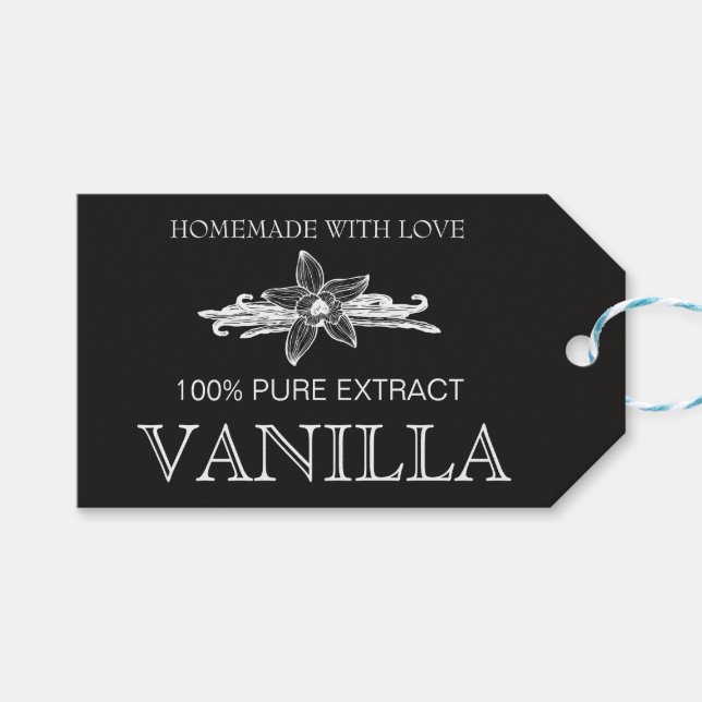 Personalizar etiqueta de extracto de vainilla VE00 (Frente (Horizontal))