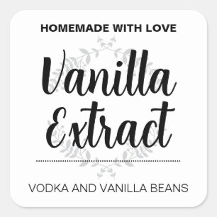 Personalizar etiqueta de extracto de vainilla VE02