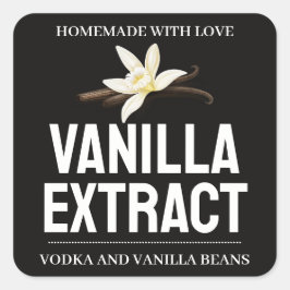 Personalizar etiqueta de extracto de vainilla ZVEG