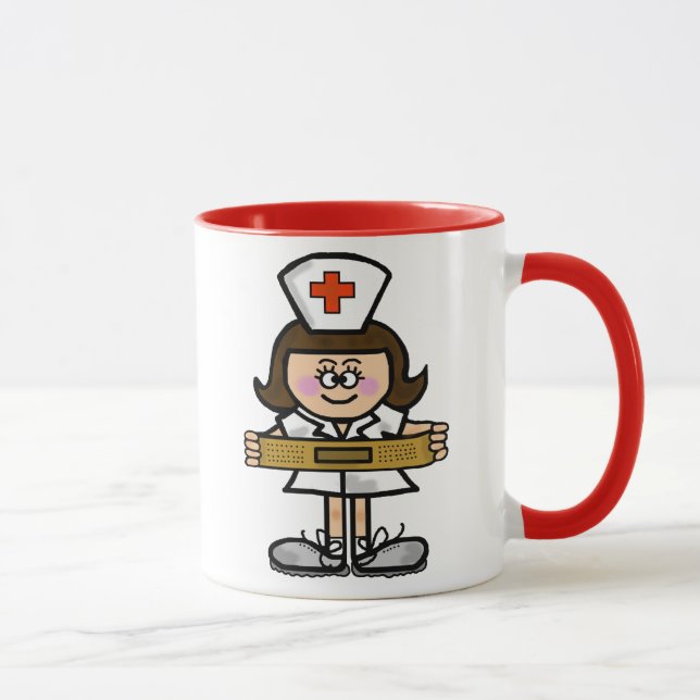 ¡Personalizar femenino de la taza de la enfermera (Derecha)