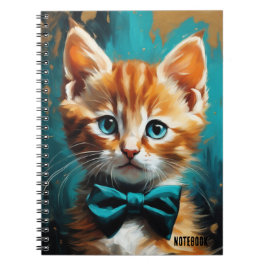 PERSONALIZAR: Gatito con corbata | Cuaderno