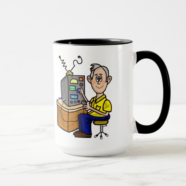 ¡Personalizar gris de la taza del operador de (Derecha)