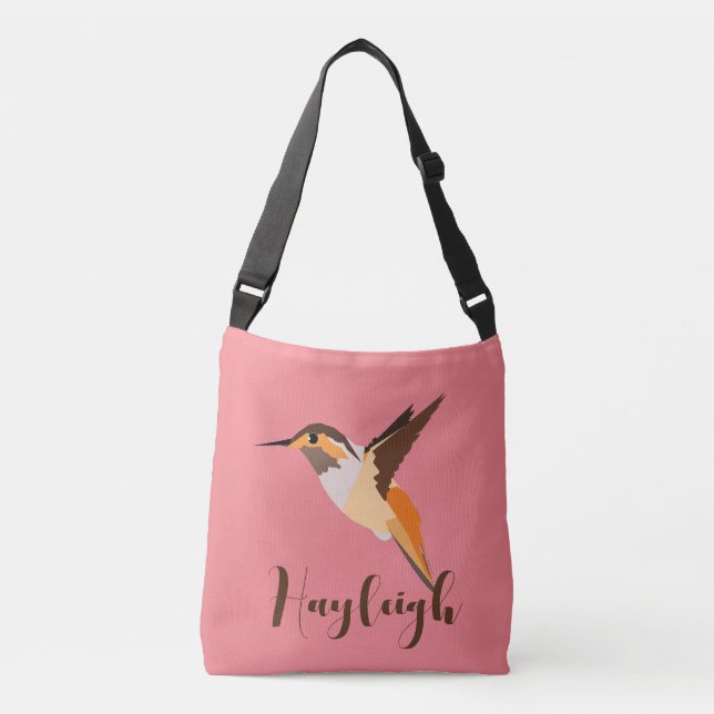 Personalizar la bolsa de colibrí cruzado (Anverso)
