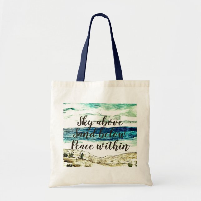Personalizar la bolsa de tote de playa (Frente)