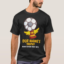 Personalizar la camiseta del trofeo de fútbol