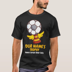 Personalizar la camiseta del trofeo de fútbol