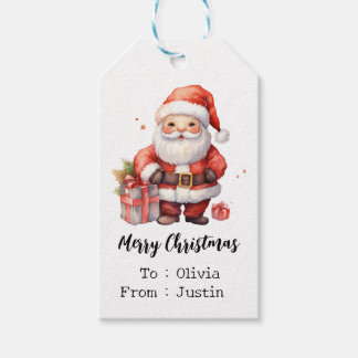 Personalizar la etiqueta de regalo de los Navidade