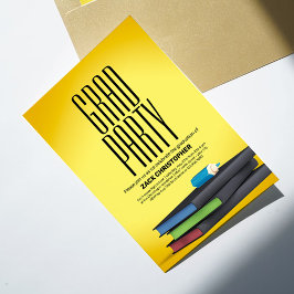 Personalizar la invitación de fiesta de graduación