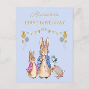 Personalizar la invitación de primer cumpleaños de