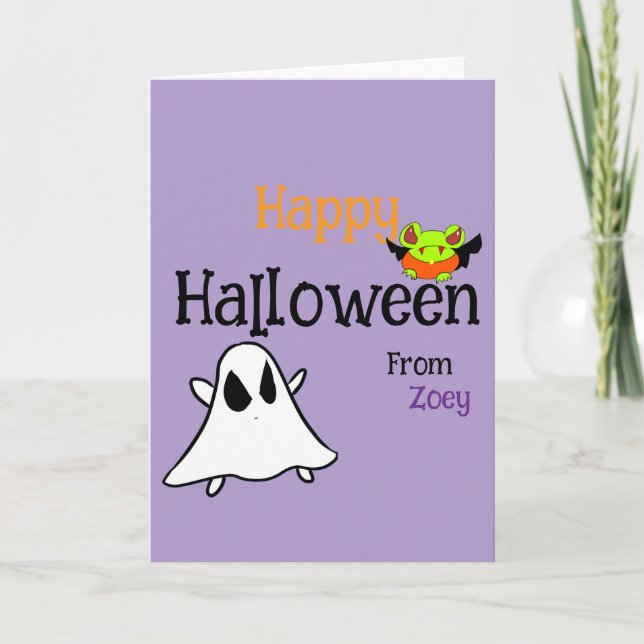 Personalizar la tarjeta de felicitación plegada de (Anverso)
