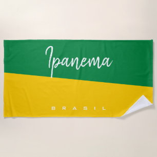 Personalizar la toalla de playa Brasil/Brasil