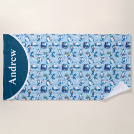 Personalizar la toalla de playa de los precintos