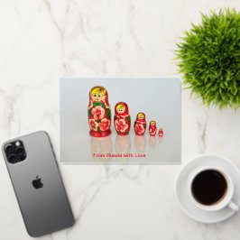 Personalizar las muñecas apiladas rusas Matryoshka