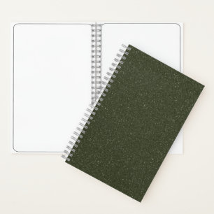 Personalizar Libreta de Bocetos Verde Musgo Brilla