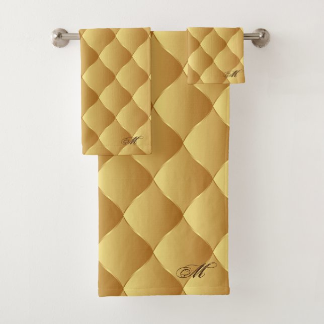 Personalizar Monogramado de Luxury Soft Gold (In situ)