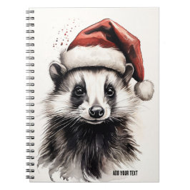 PERSONALIZAR: Navidades Badger | Cuaderno