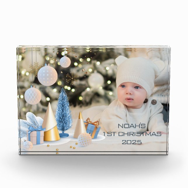 Personalizar nombre y foto bebé en la primera Navi (Anverso)