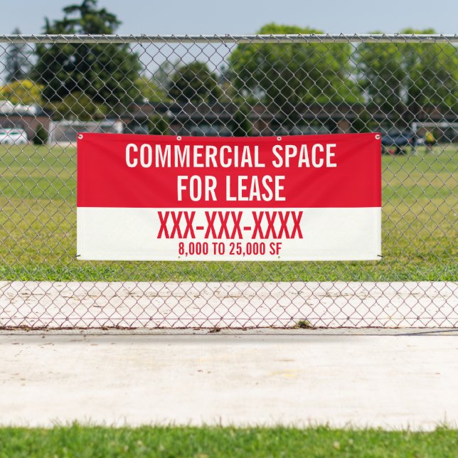Personalizar pancarta de valla de espacio comercia (In situ)