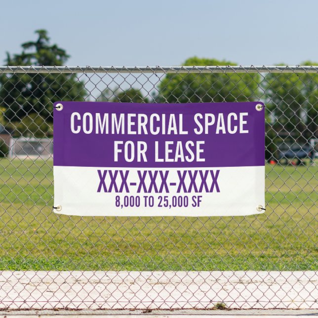 Personalizar pancarta de valla de espacio comercia (in situ)