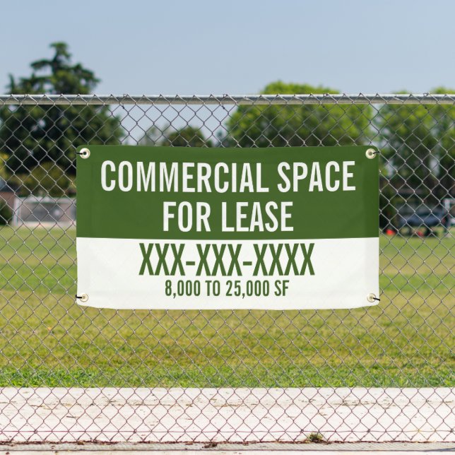 Personalizar pancarta de valla de espacio comercia (in situ)