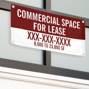 Personalizar pancarta de valla de espacio comercia