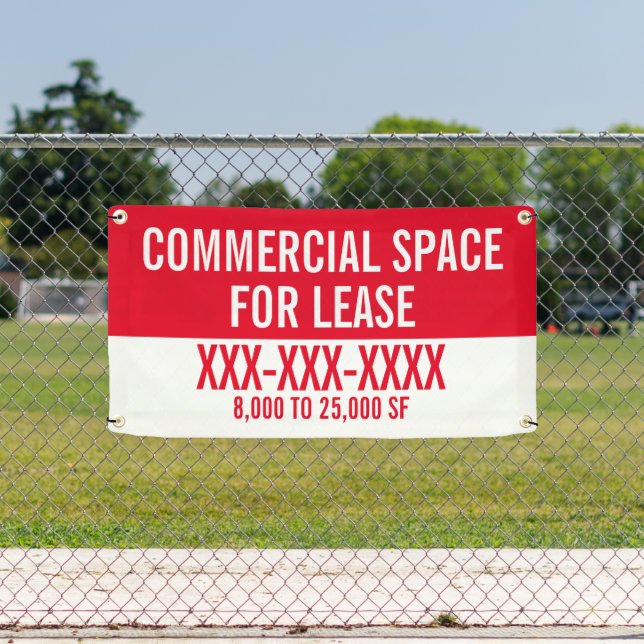 Personalizar pancarta de valla de espacio comercia (in situ)