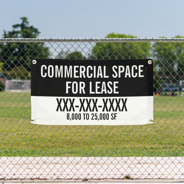 Personalizar pancarta de valla de espacio comercia (in situ)
