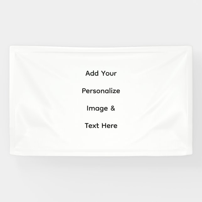 personalizar pancarta de vinilo, 0.9m x 1.5m (Horizontal)