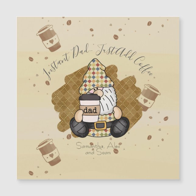 Personalizar para el padre amante del café | Vinta (Anverso)