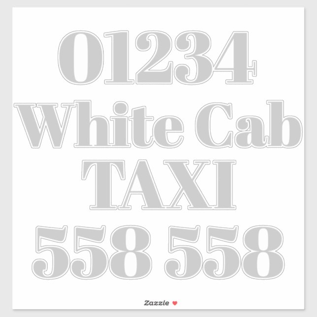 Personalizar Pegatina de Vinil Corte - Taxi privad (Hoja)